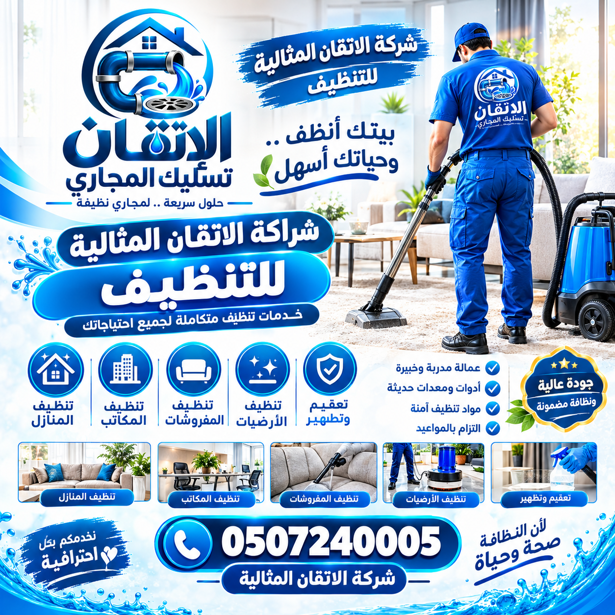شركة الاتقان المثالية للتنظيف