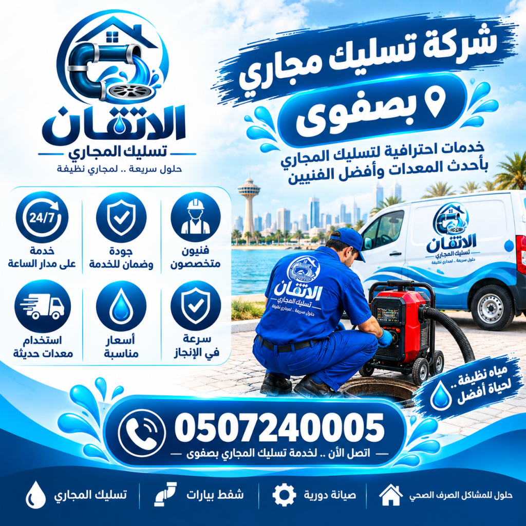 شركة تسليك مجارى بصفوى