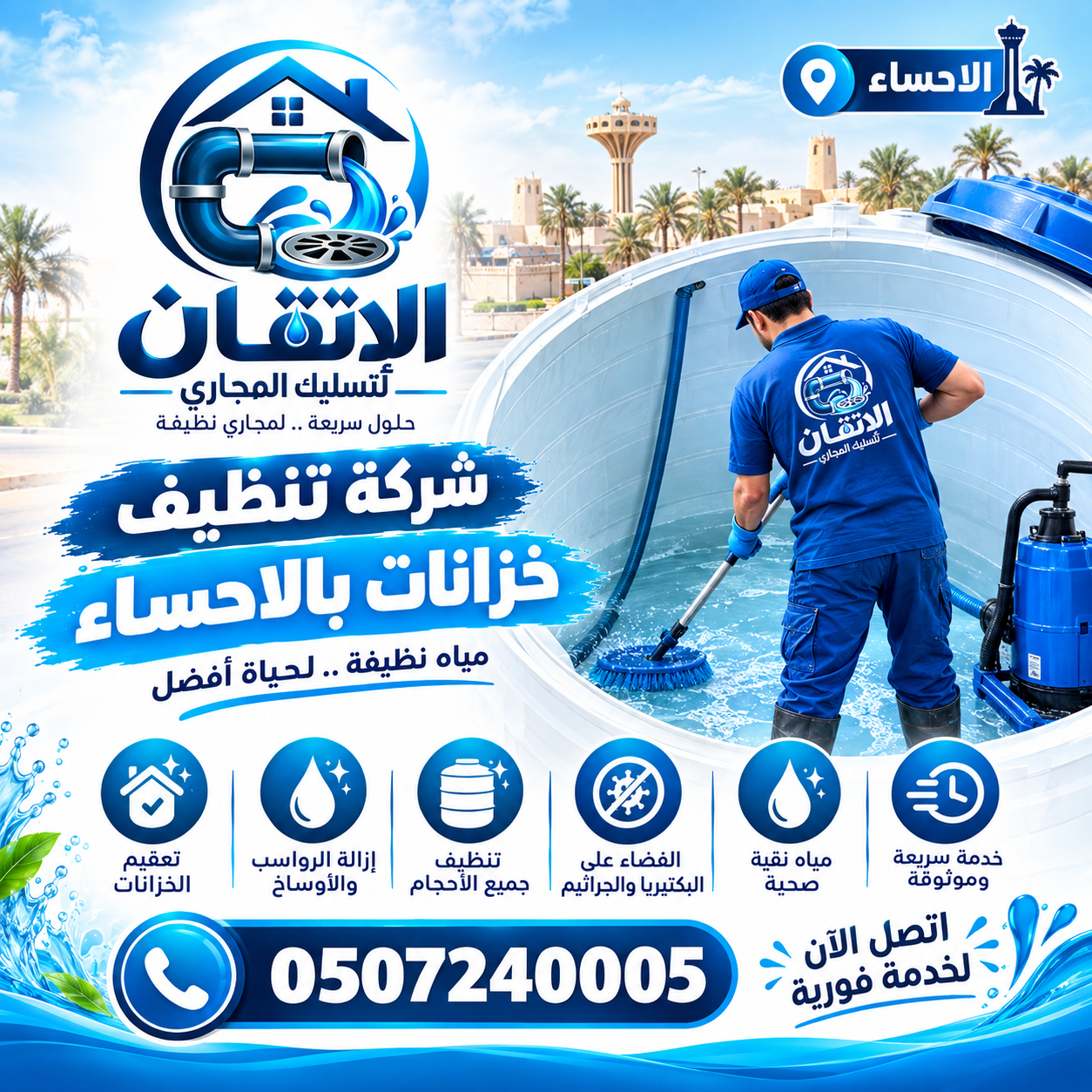 شركة تنظيف خزانات بالاحساء