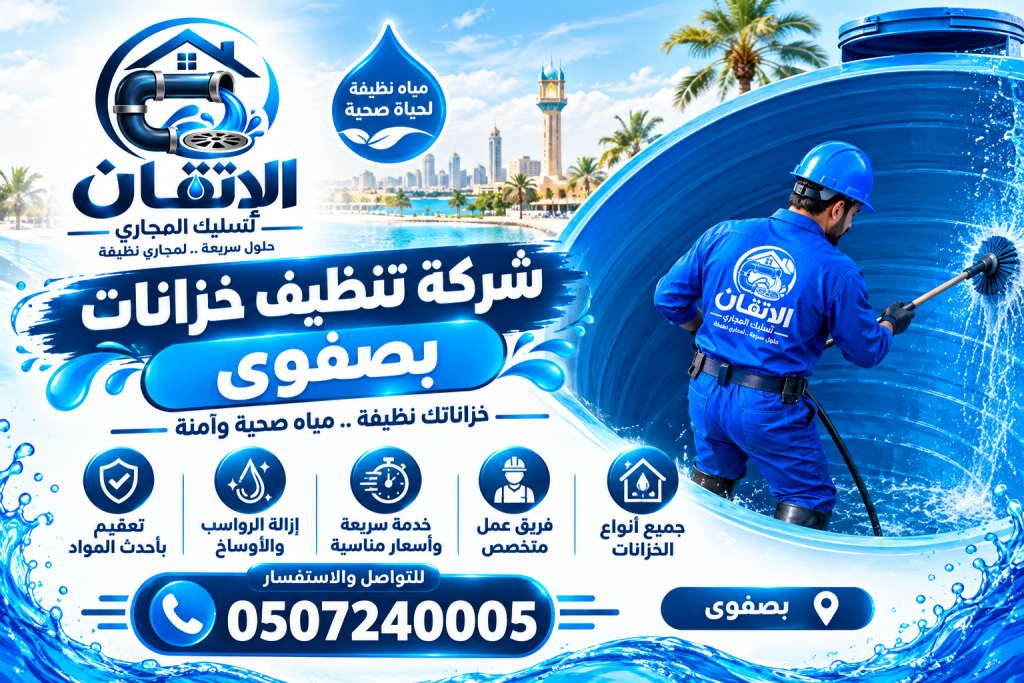 شركة تنظيف خزانات بصفوى