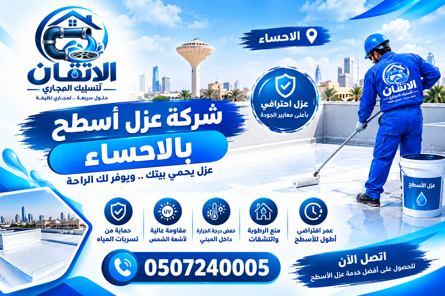 شركة عزل أسطح بالاحساء