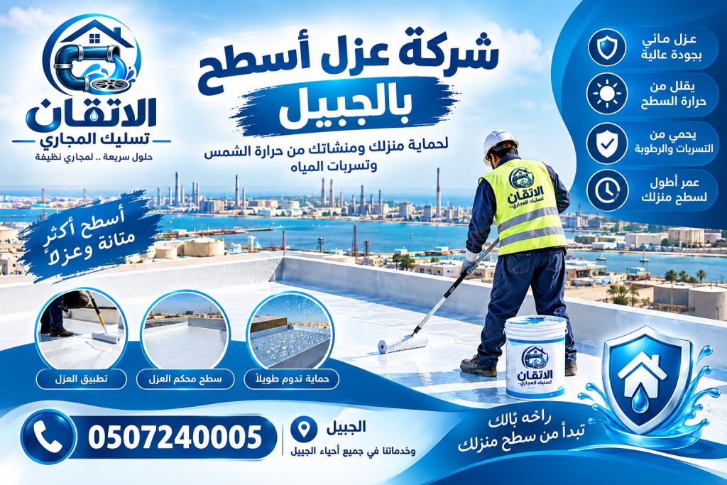 شركة عزل أسطح بالجبيل