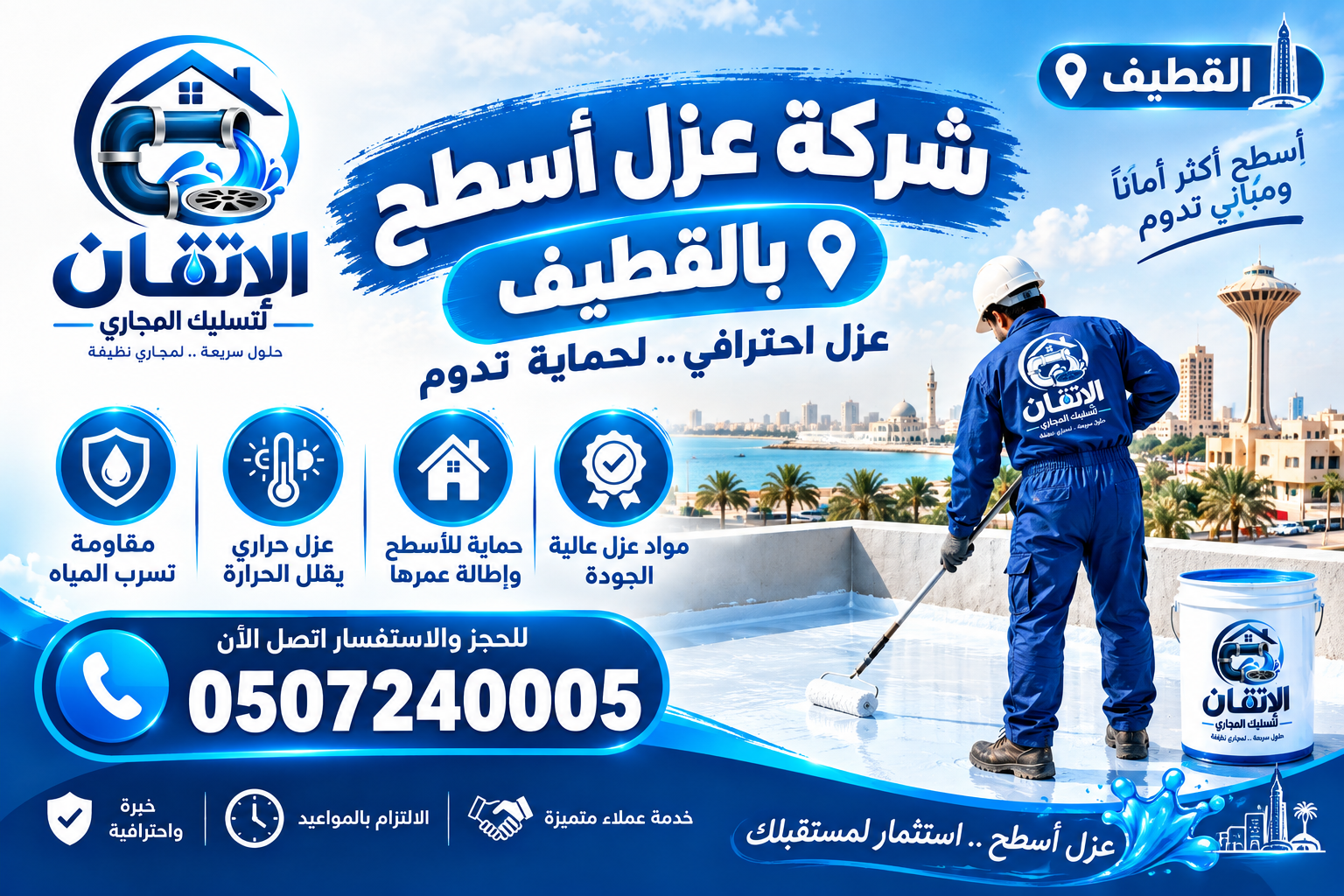 شركة عزل بالقطيف