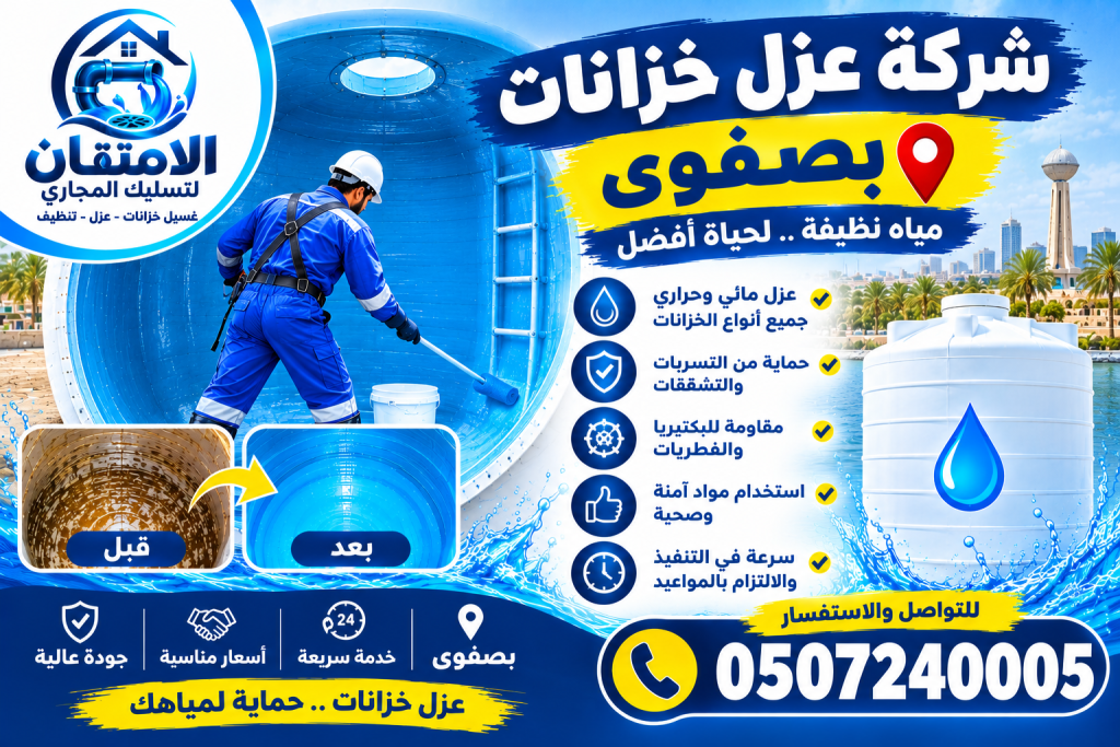 شركة عزل خزانات بصفوى