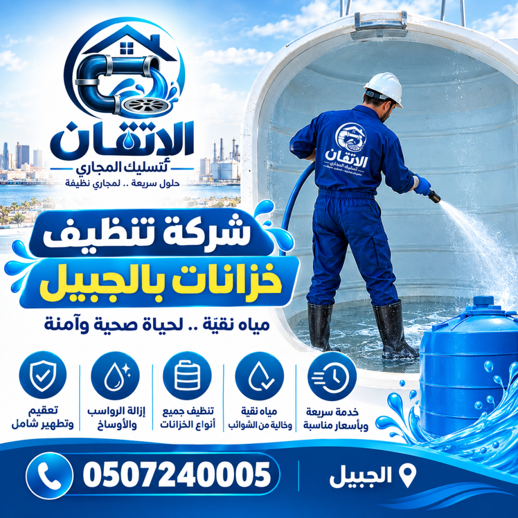شركة تنظيف خزانات بالجبيل