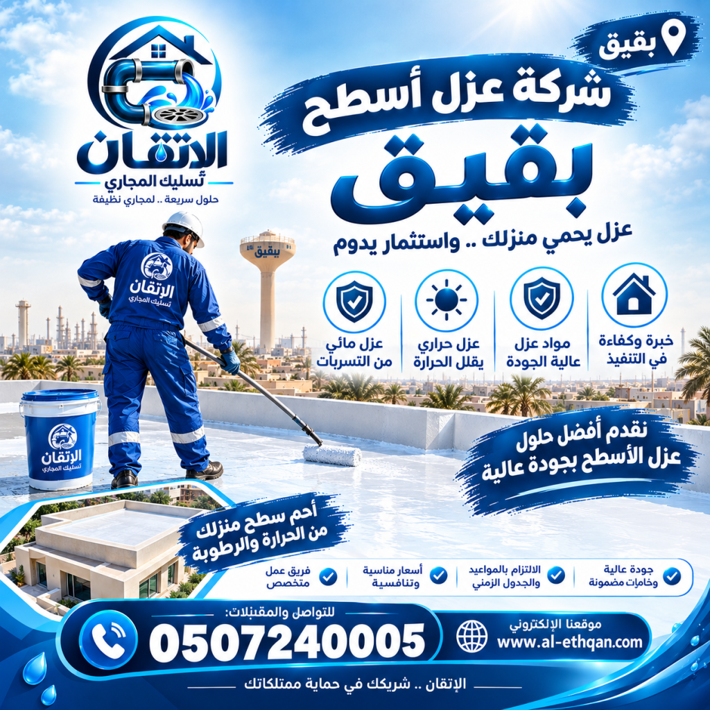 شركة عزل أسطح ببقيق